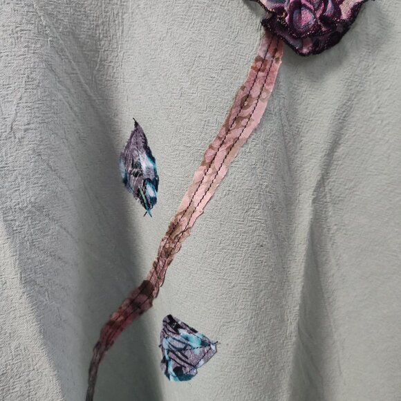 LEE ANDERSEN FLORAL APILCAY TOP WITH 3/4 SLEEVES - Picture 4 of 10